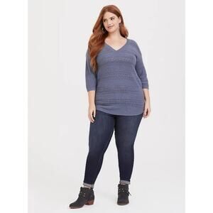 TORRID | Gray Knit Sweater | 0X